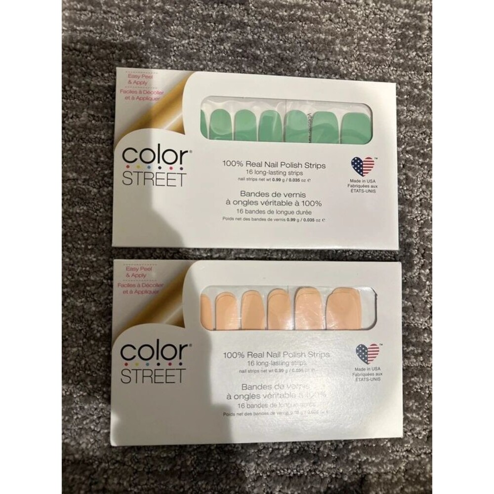 Color Street Oslo and Steady & Havana Honey Nail Polish Strips